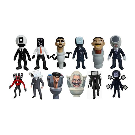 Buy QAHEART 12pcs Skibidi Toilet Figure Set 6-11cm Creative Game ...