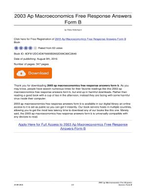 2003 Ap Macro Frq - Fill Online, Printable, Fillable, Blank | pdfFiller