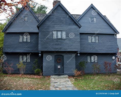 Witch House in Salem, Massachusetts Stock Image - Image of architecture ...