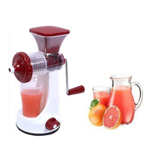 168 Manual Fruit Vegetable Juicer with Juice Cup and Waste Collector ...