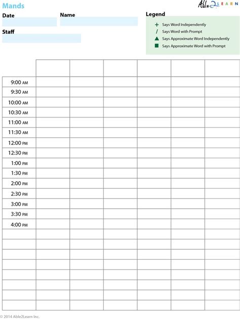 Image result for Blank Printable Data Sheet