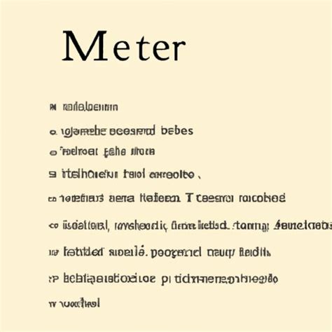 Meter Definition 的图像结果