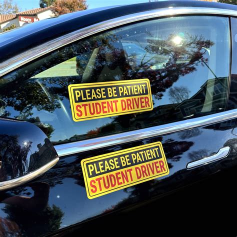 Power Clings™ - Reusable & Removable Student Driver Sticker - Non ...
