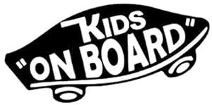 ISEE 360® Kids On Board Funny Decals Vinyl Car Sticker for Cars Bikes ...