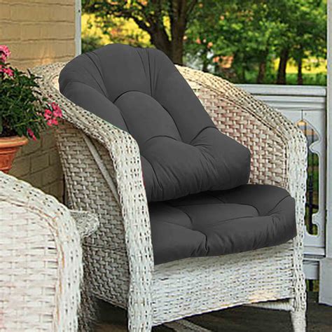 Naxoaeo Clearance Outdoor Chair Cushions Set of 2 for Patio Furniture ...