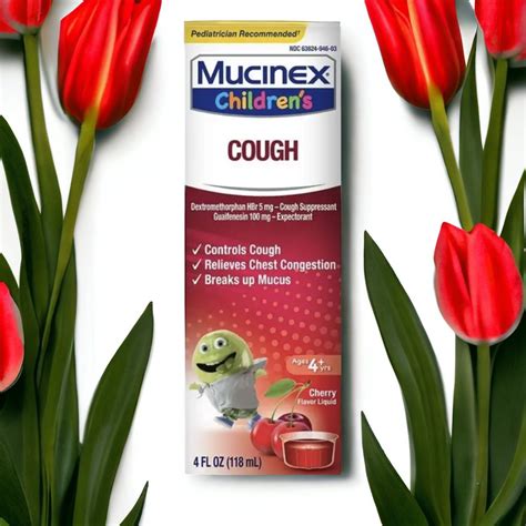 NEW Mucinex Children's Cough Suppressant - Cherry, 4.0oz EXP 09/25 | eBay