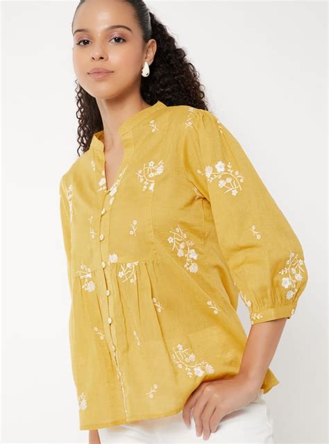 Buy Women Embroidered A-line Tunic Online at just Rs. 699.0 ...