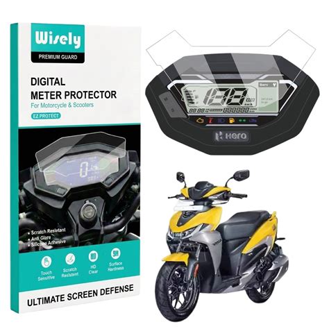 Wisely Premium Screen Guard for HERO XOOM 125 ZX & VX (2025) Scooter ...