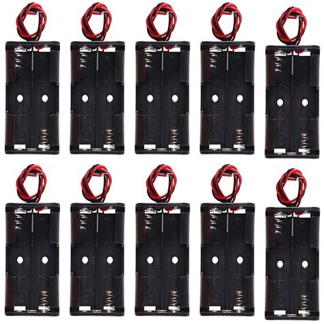 AIMPGSTL AA Battery Case Holder 1.5V, 10PCS DIY Battery Storage Boxes ...