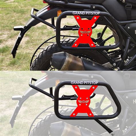 Buy Saddle Stay (Pair) for Royal Enfield Scram 411 - Black & Red Online ...