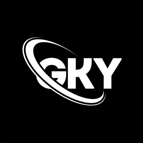 logotipo de gky. letra gky. diseño de logotipo de letra gky. logotipo ...