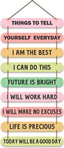 Artvibes Self Motivation Quotes Mdf Wall Hanging for Home Livingroom ...