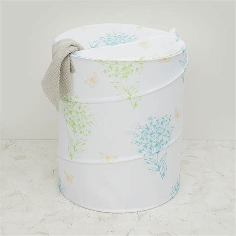 Buy Mekong Tropical Print Laundry Hamper - 46x53 cm from Home Centre at ...