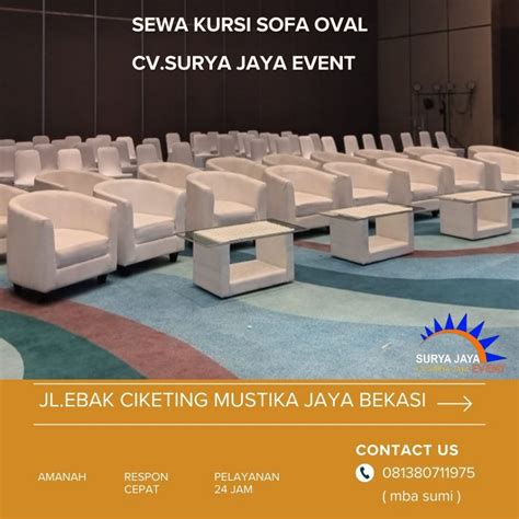 Sewa Kursi Sofa Oval Jakarta