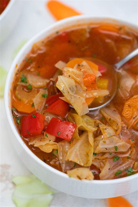Cabbage Vegetable Soup Recipe Vegan Cabbage Soup