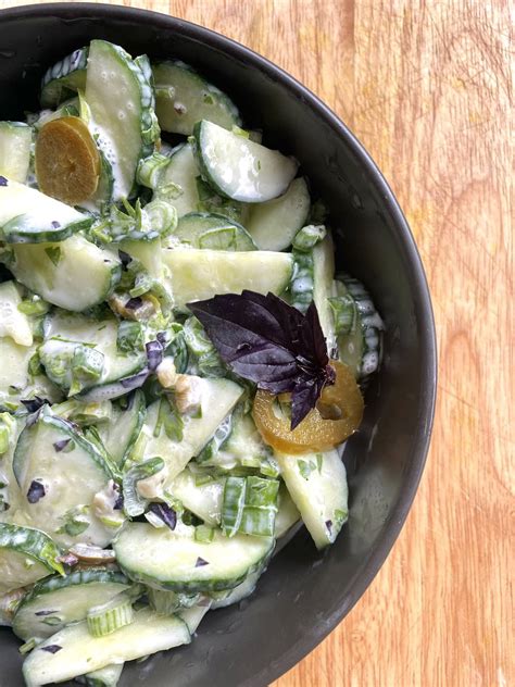 Cucumber Yogurt Salad with Thai Flavors and Jalapeño | Sofa Dinners