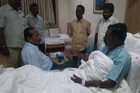 VCK leader admitted to hospital for food poisoning