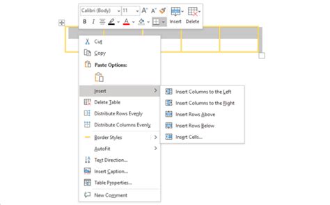 How to Draw Table in MS Word Before Writing 的图像结果