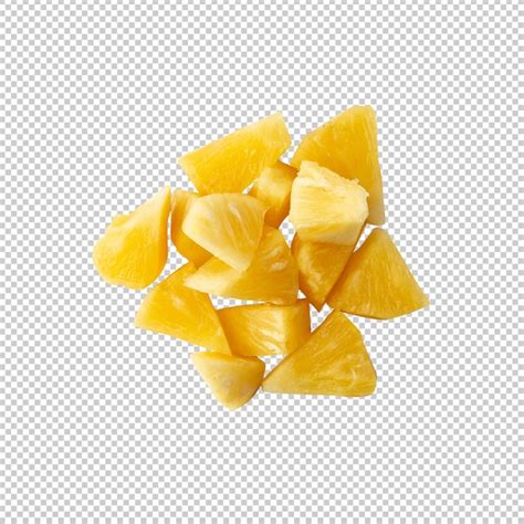 Pineapple slices cutout psd file | Premium PSD