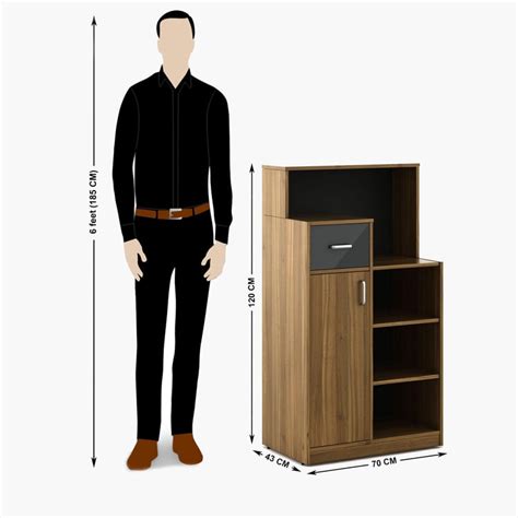 Buy Quadro Multipurpose Cabinet - Brown from Home Centre at just INR ...