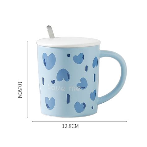 Love Design Mug with Lid
