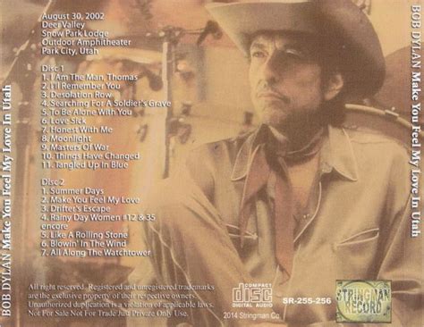 Bob Dylan / Make You Feel My Love In Utah / 2CDR – GiGinJapan