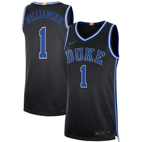 Men's Nike Zion Williamson Black Duke Blue Devils Alumni Player Limited ...