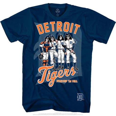 Detroit Tigers Dressed to Kill Navy T-Shirt | Detroit tigers shirts ...