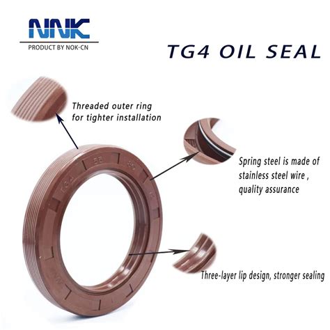 5-Pack FKM Skeleton Oil Seal TC TG4 – 45mm X 65mm X 10mm High-Temp Fluorine Rubber Shaft Seal For Hydraulic Pumps, Gearboxes & Transmissions