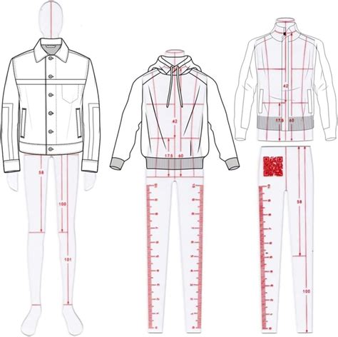 Buy CHENGYIDA 3 Models Male Fashion Illustration Rulers, Fashion ...