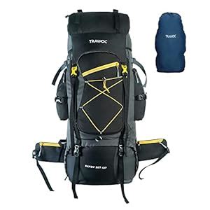 Buy TRAWOC 75 Liter Travel Backpack for Hiking Trekking Bag Camping ...