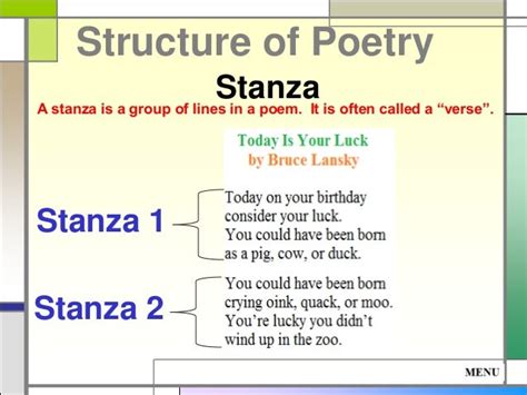 Image result for Poetry Structure