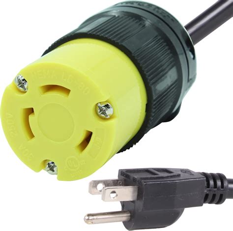 Pigtail 220V to 110V Outlet Adapter 2FT or 10FT for Plasma Cutters ...