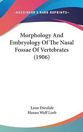Buy Morphology and Embryology of the Nasal Fossae of Vertebrates (1906 ...