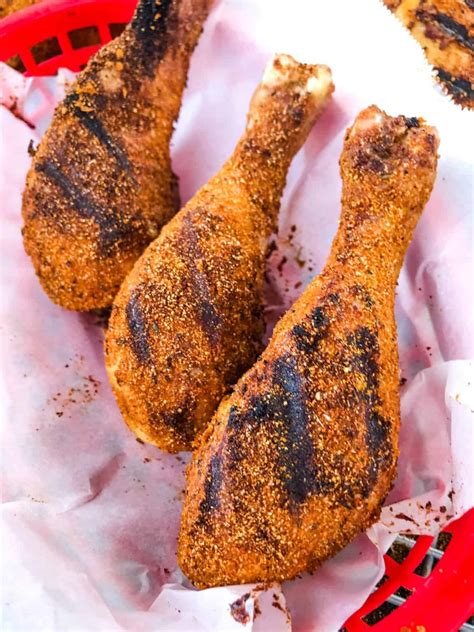 Grilled Chicken Legs with Cajun Dry Rub - Three Olives Branch