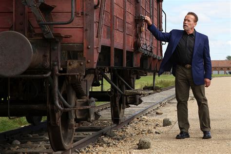 Arnold Schwarzenegger's first visit to Auschwitz – The Australian ...