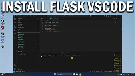 Image result for How To Install Flask In Visual Studio Code
