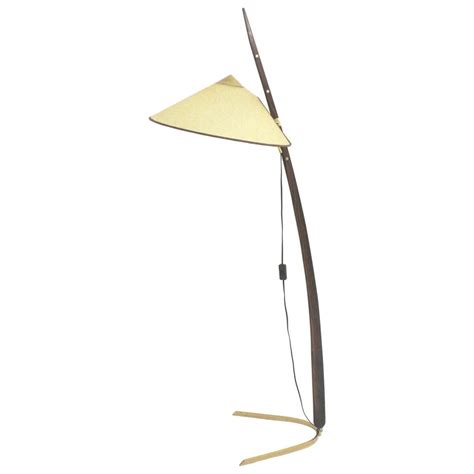 Mid-Century Modern Brass Vintage Floor Lamp Rupert Nikoll, circa 1955 ...