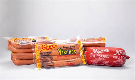 5 pks Koegel's Vienna Hot Dogs & 2 tubes of Coney Sauce. Gift Item No ...