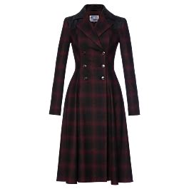 Saddle Dress deep purple - Dresses by Lena Hoschek