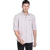 Arrow Men's Printed Slim Fit Casual Shirt (ASTS1448_Light Blue_42 ...