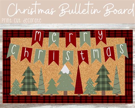 DIY christmas notice board decoration ideas for a festive display