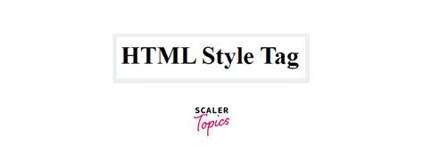 HTML Style Tag 的图像结果