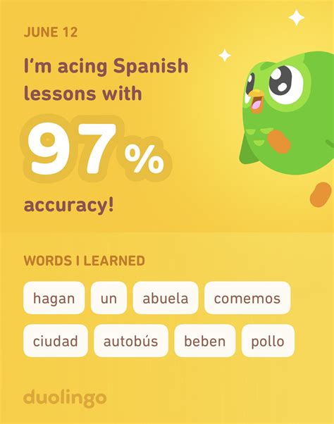 I’m learning Spanish on Duolingo! It’s free, fun, and effective. Join ...