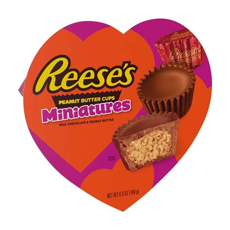 Buy REESE'S Miniatures Milk Chocolate Peanut Butter Cups, Valentine's ...