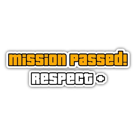 Mission Passed Sticker – stickystore