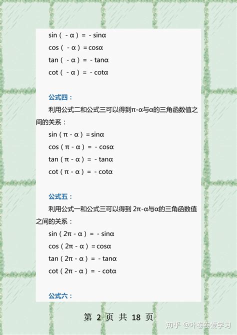 诱导公式 的图像结果