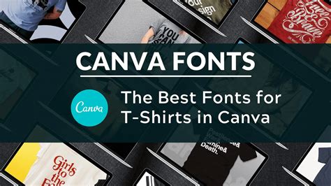 Best Fonts for T Shirts in Canva - Blogging Guide