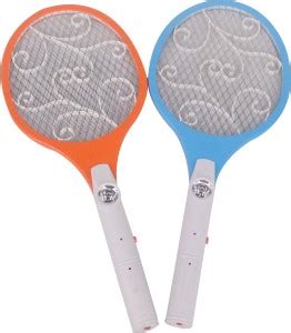 Mopi Rechargeable Mosquito Hitting bat pack of 2 orange and blue ...