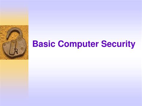Image result for Basic Concept of Computer Security